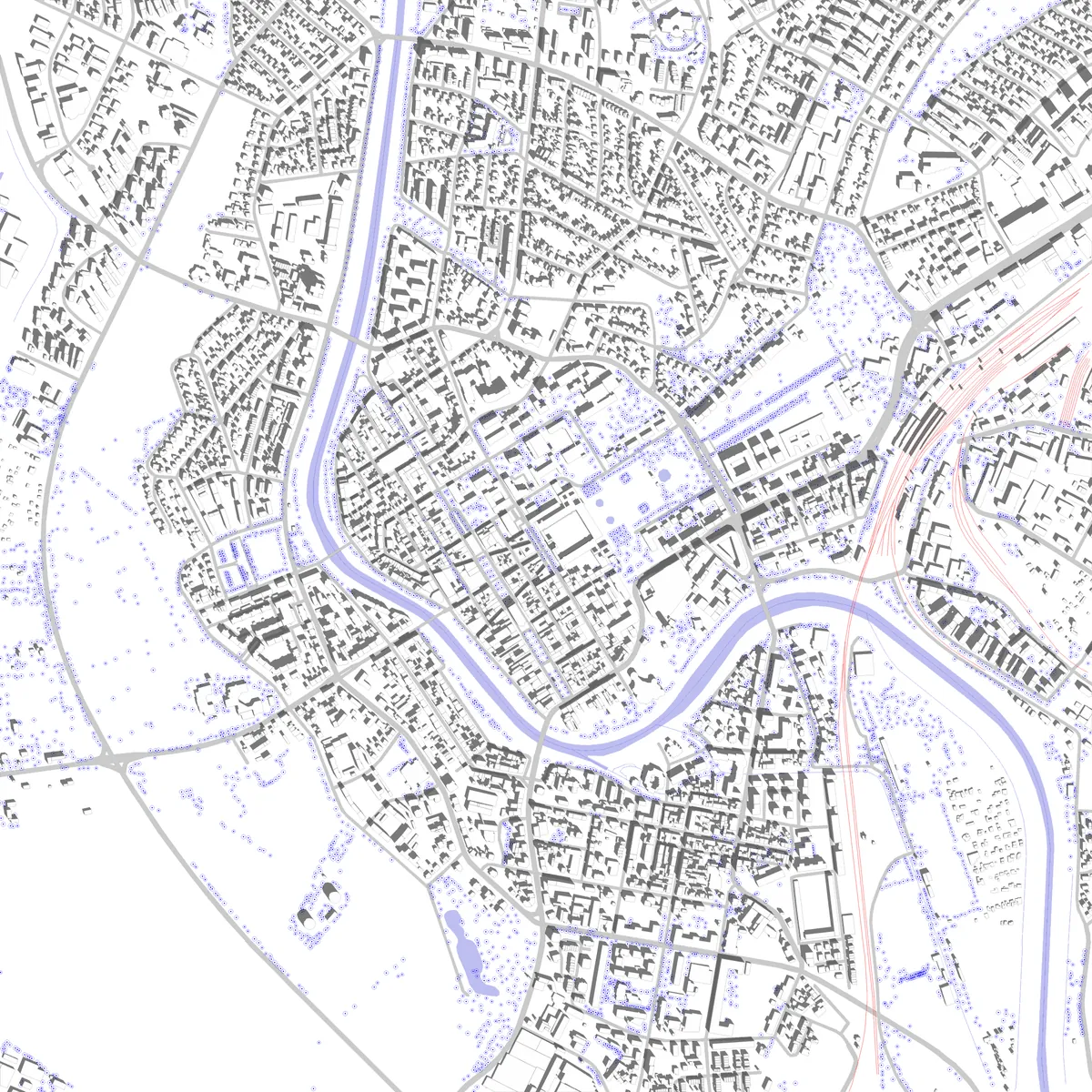 Rastatt Lageplan (2,5 km)