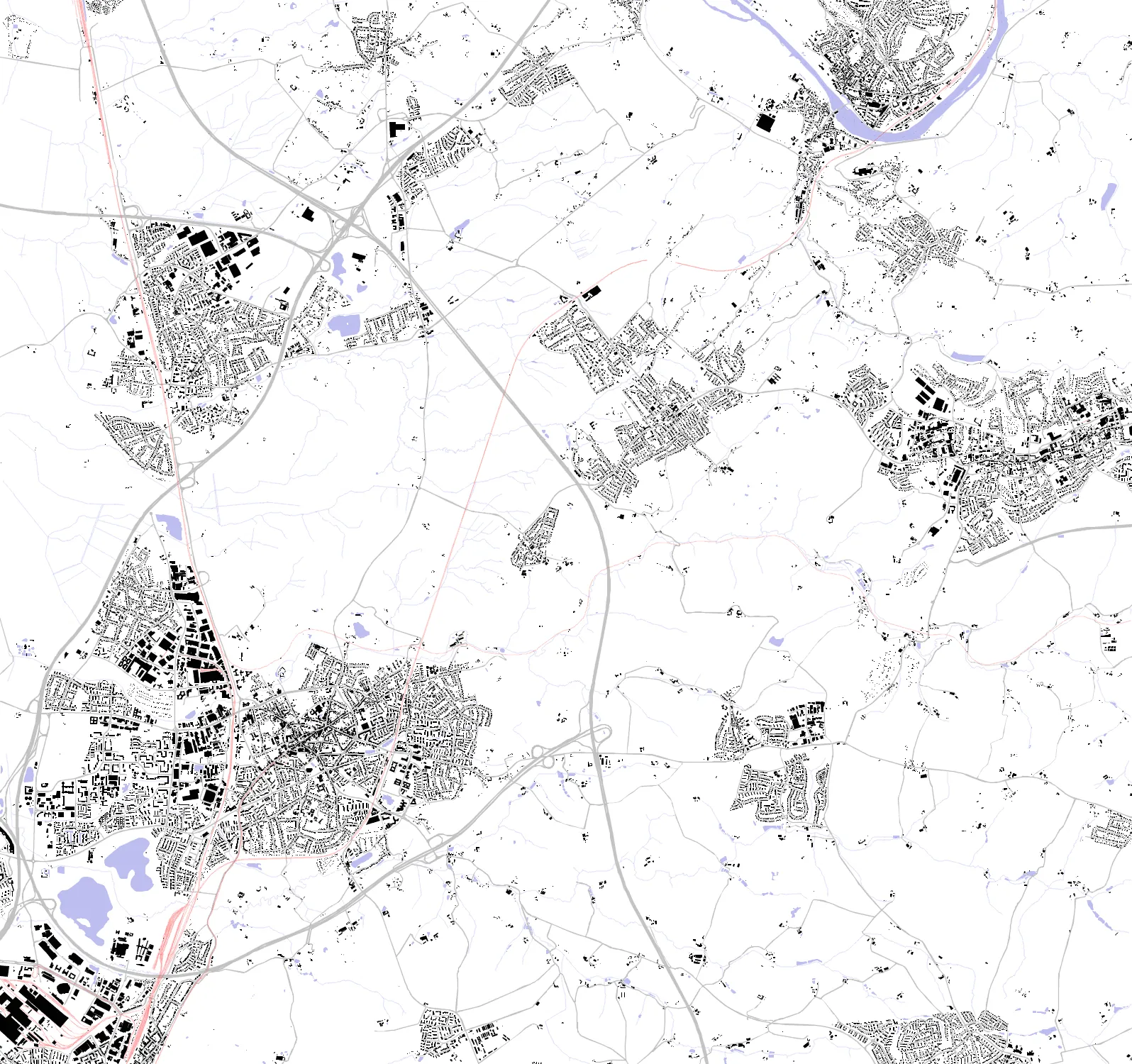 Ratingen figure ground plan