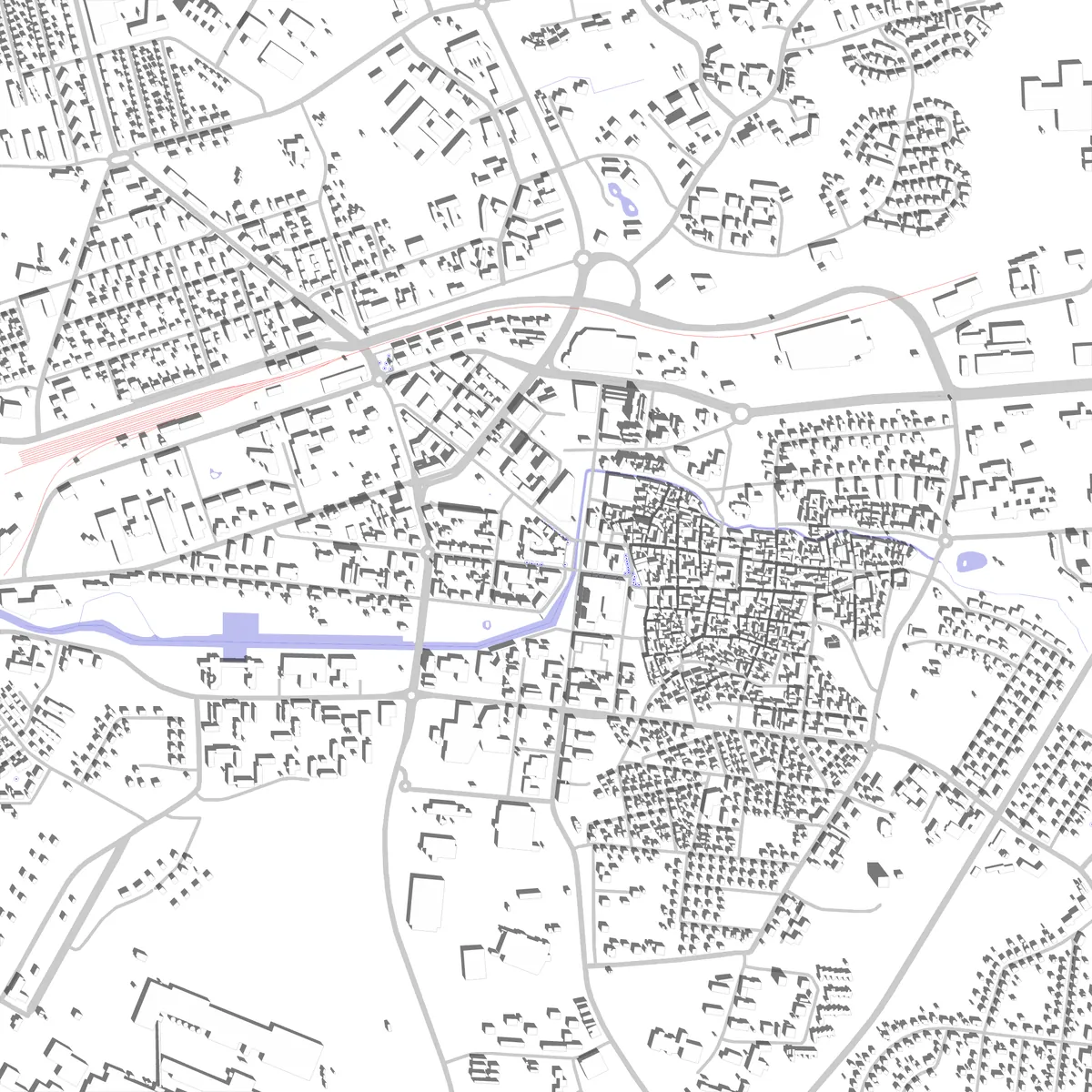 Rauma asemapiirros (2,5 km)