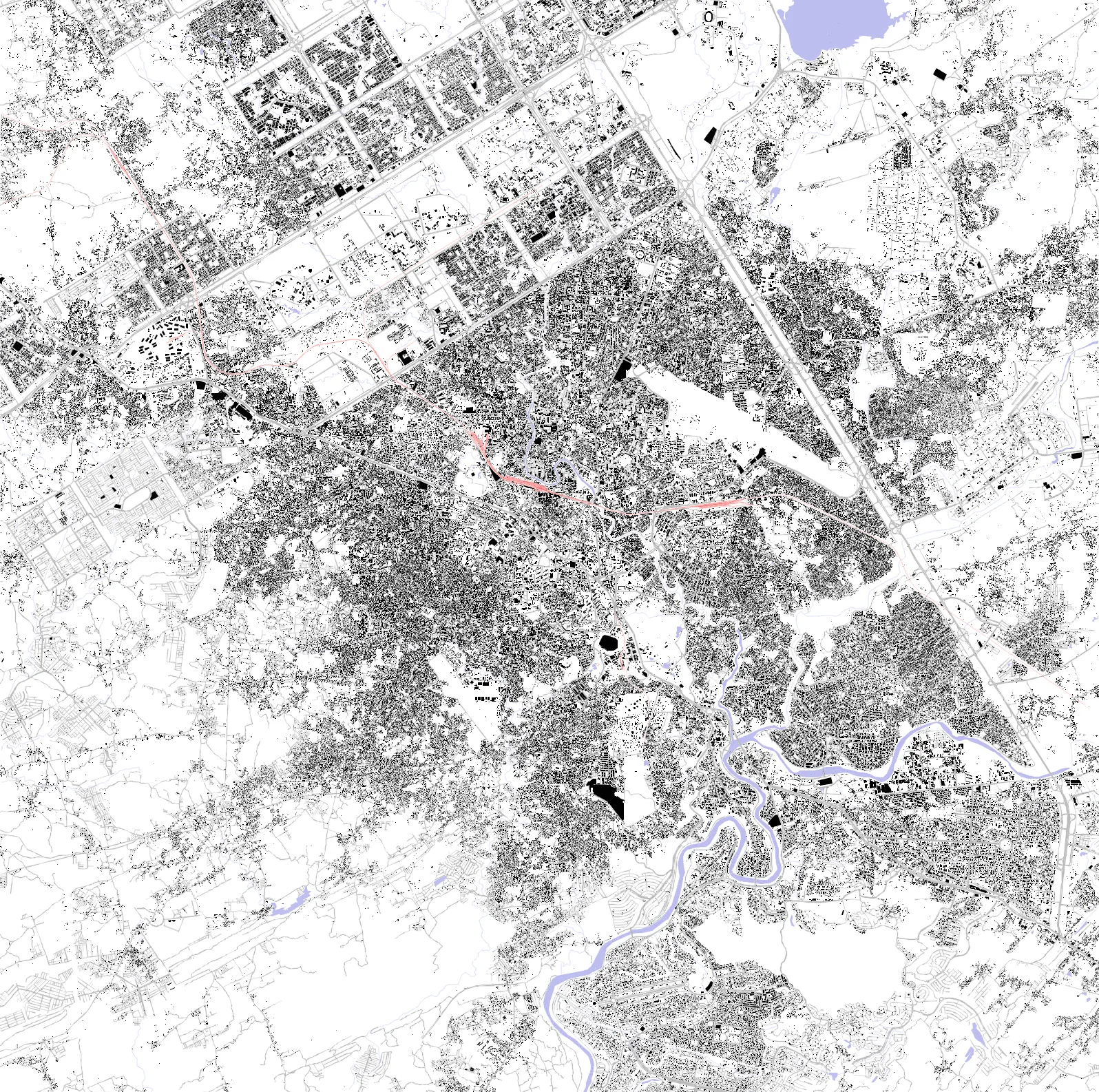 Rawalpindi figure ground plan