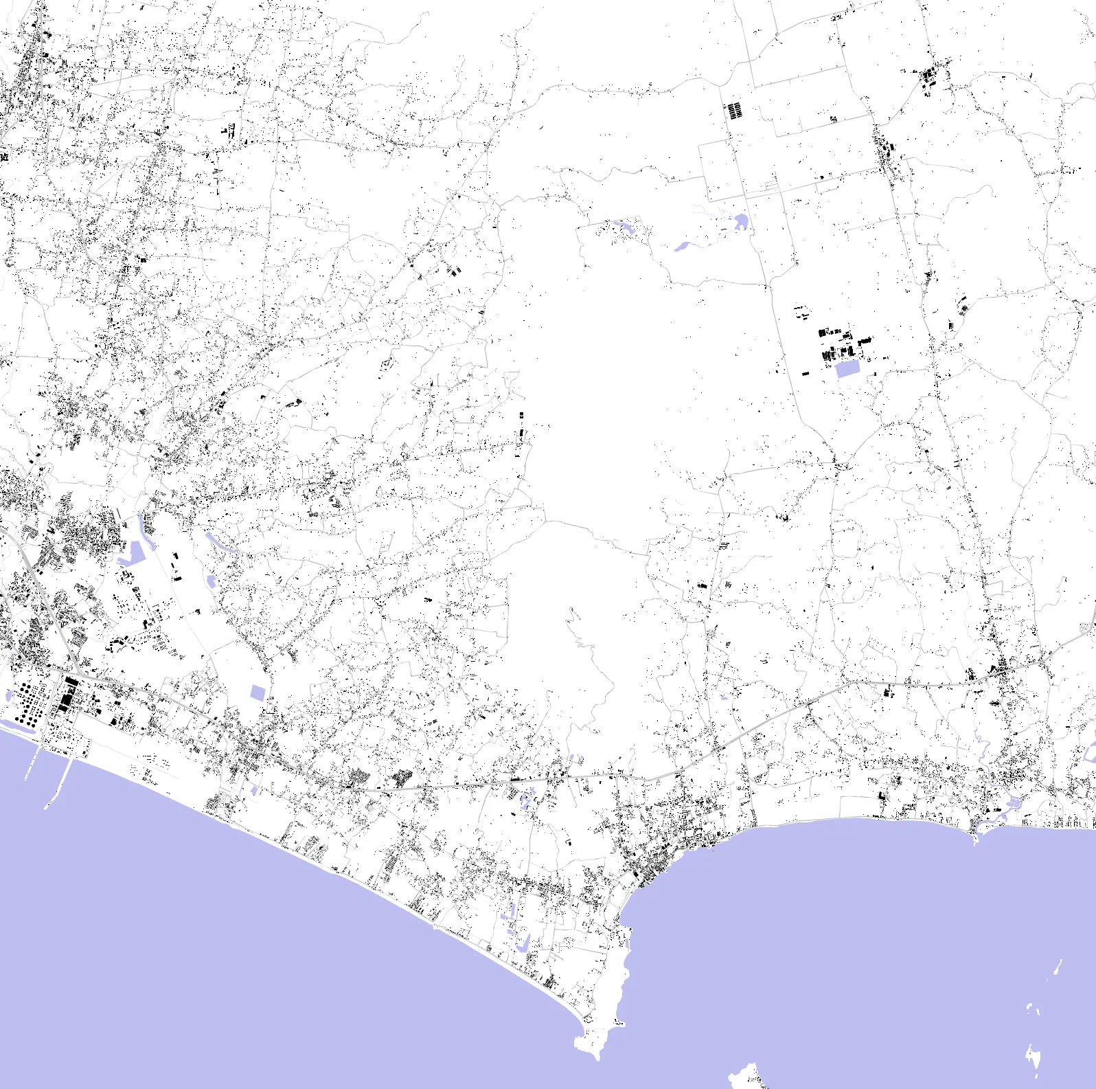 Rayong figure ground plan