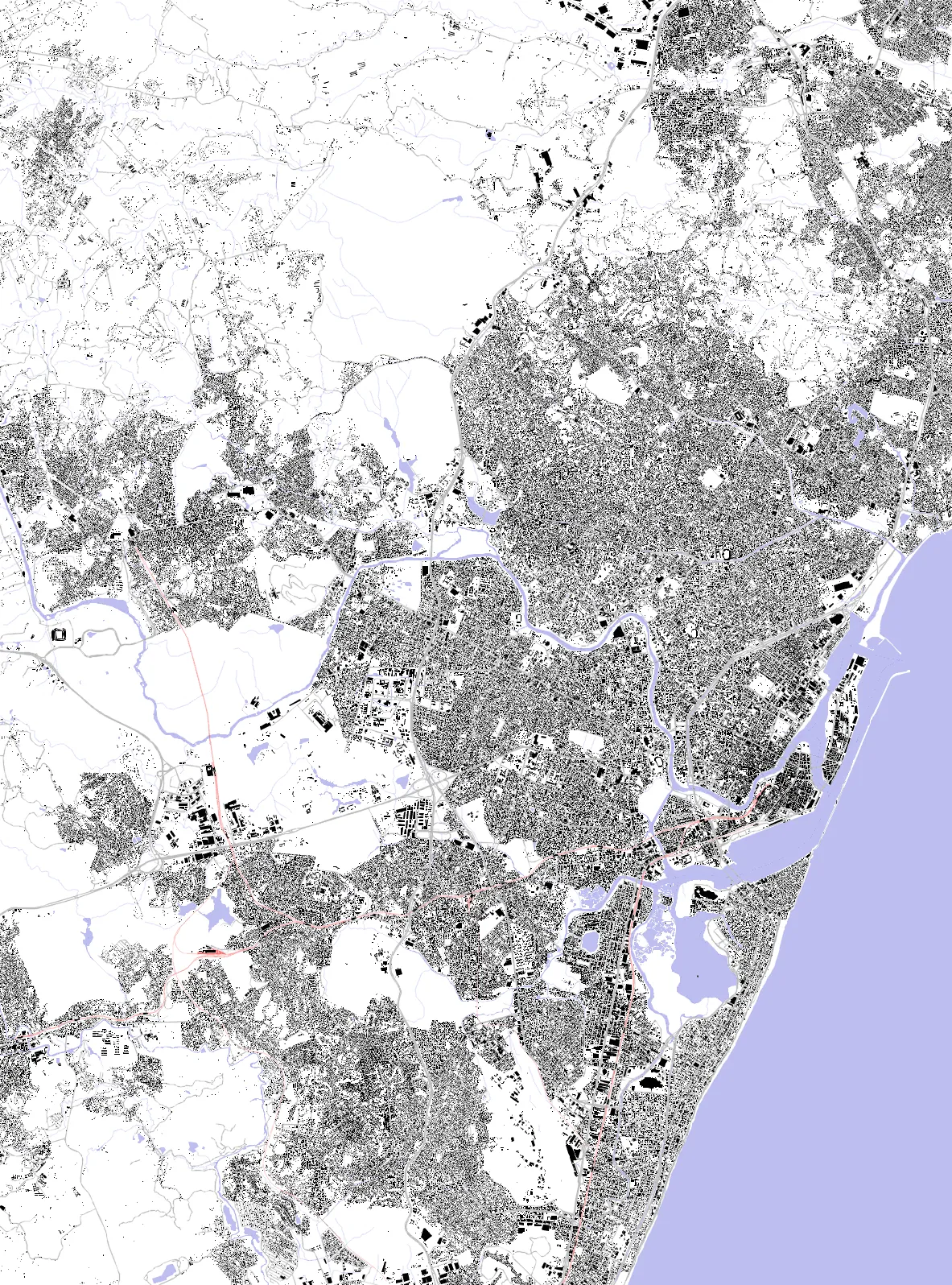 Recife figure ground plan