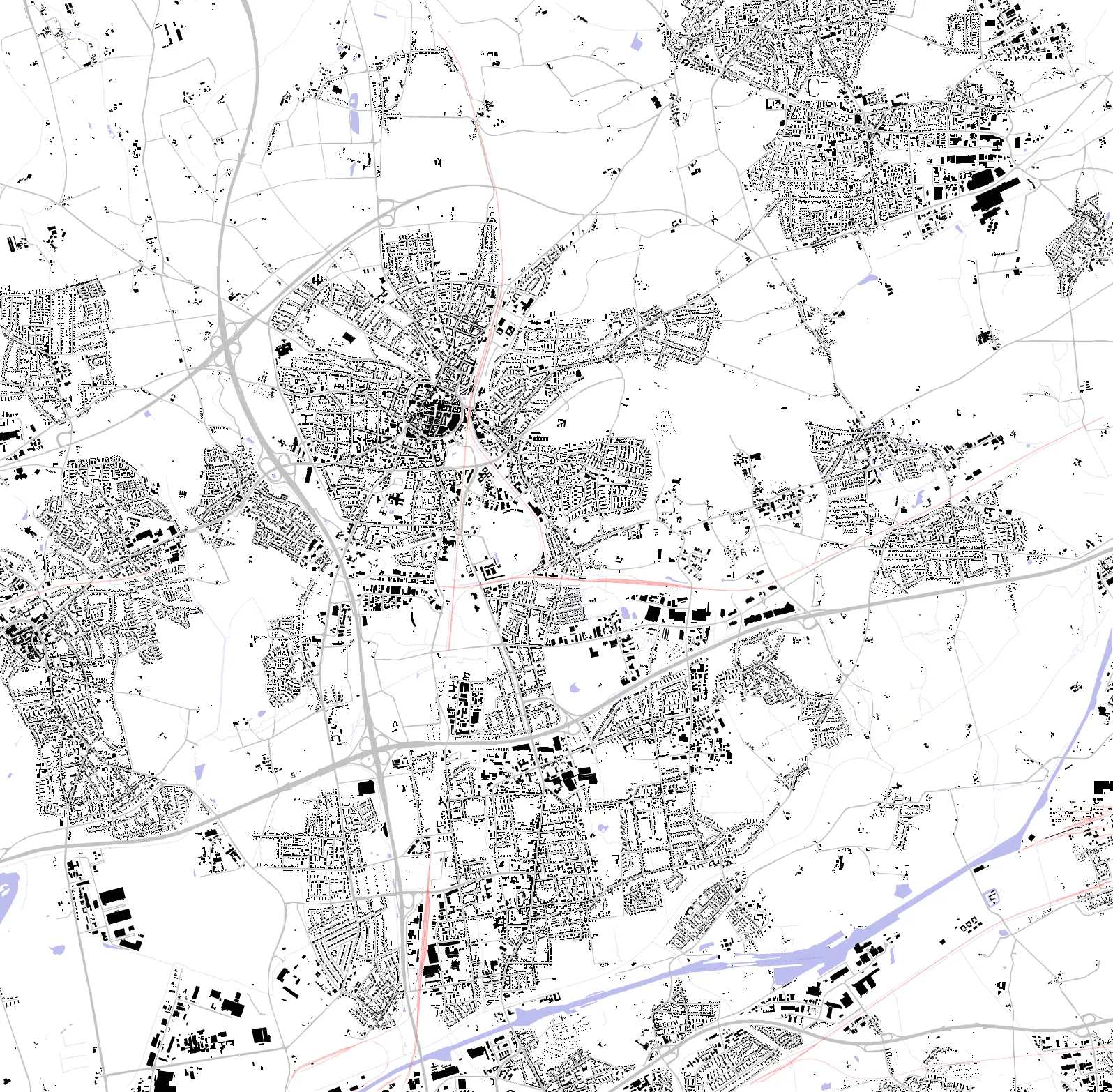 Recklinghausen figure ground plan