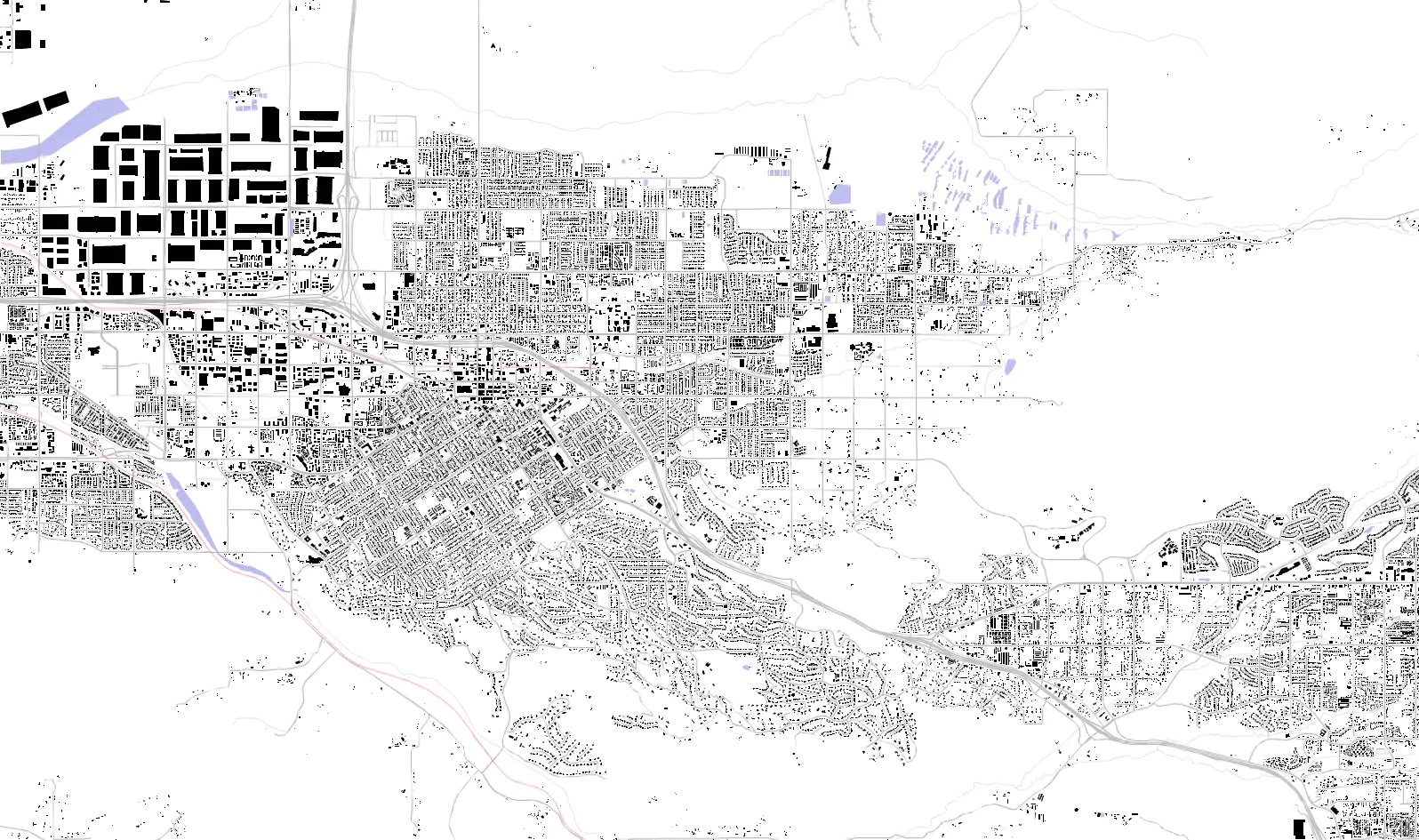 Redlands figure ground plan