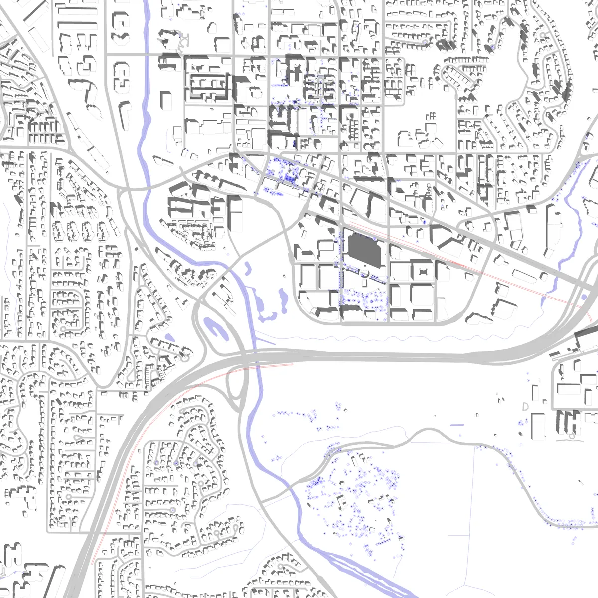 Redmond site plan (2.5 km)
