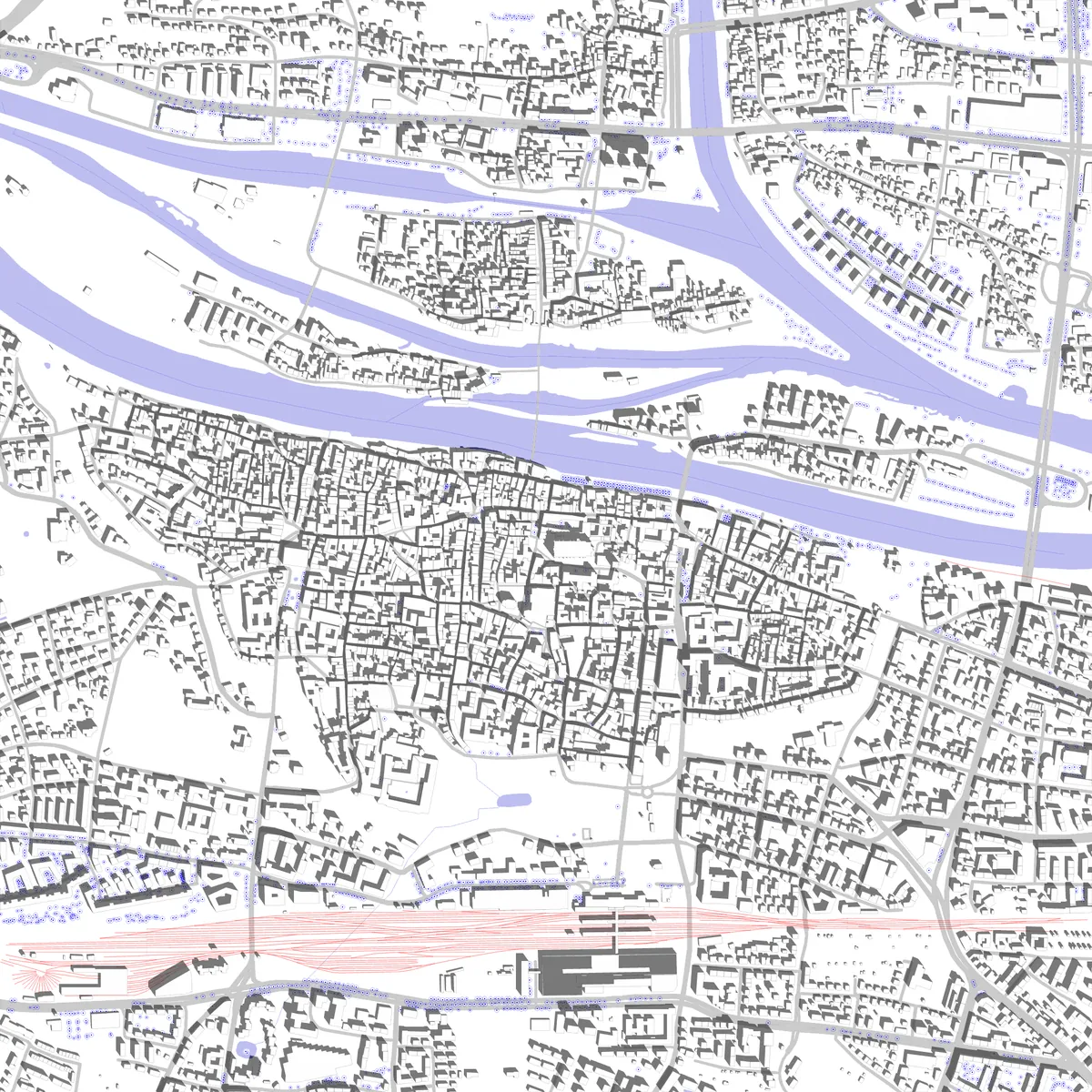 Regensburg Lageplan (2,5 km)