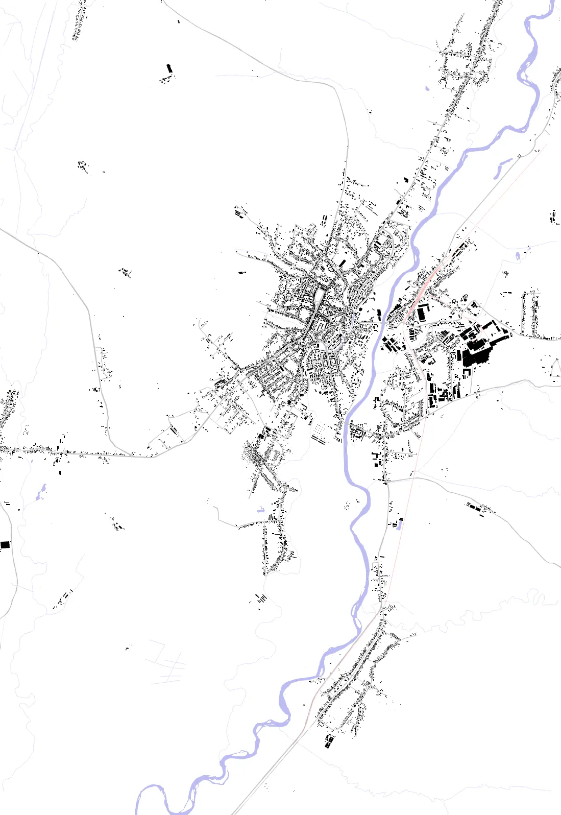 Reghin figure ground plan