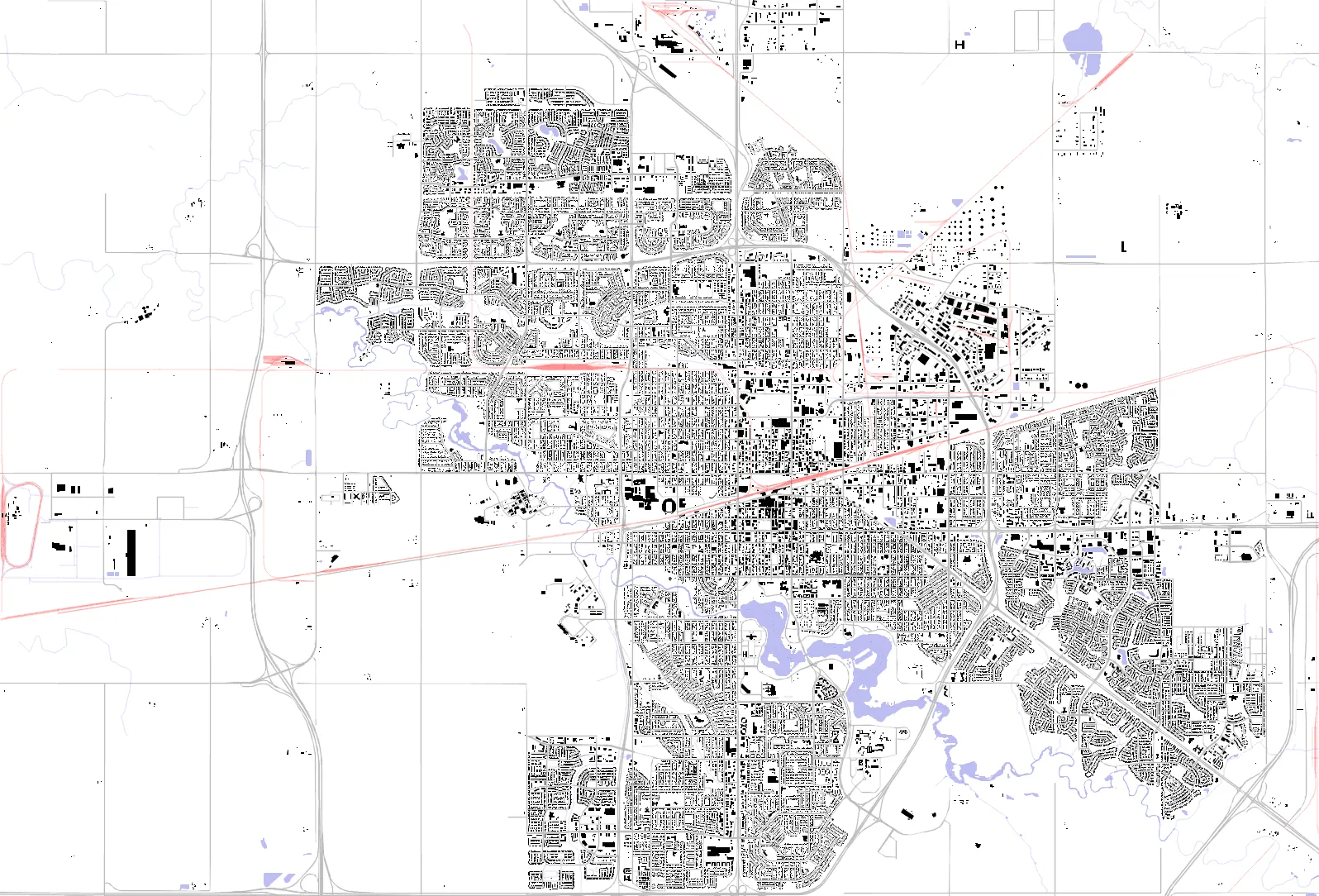 Regina figure ground plan