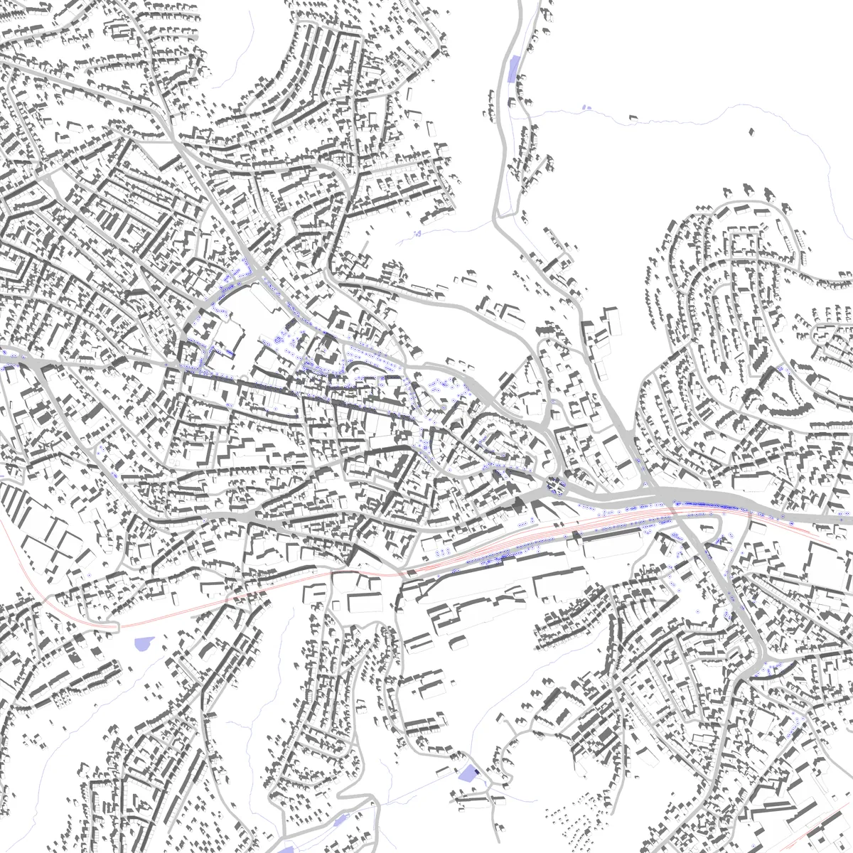 Remscheid site plan (2.5 km)