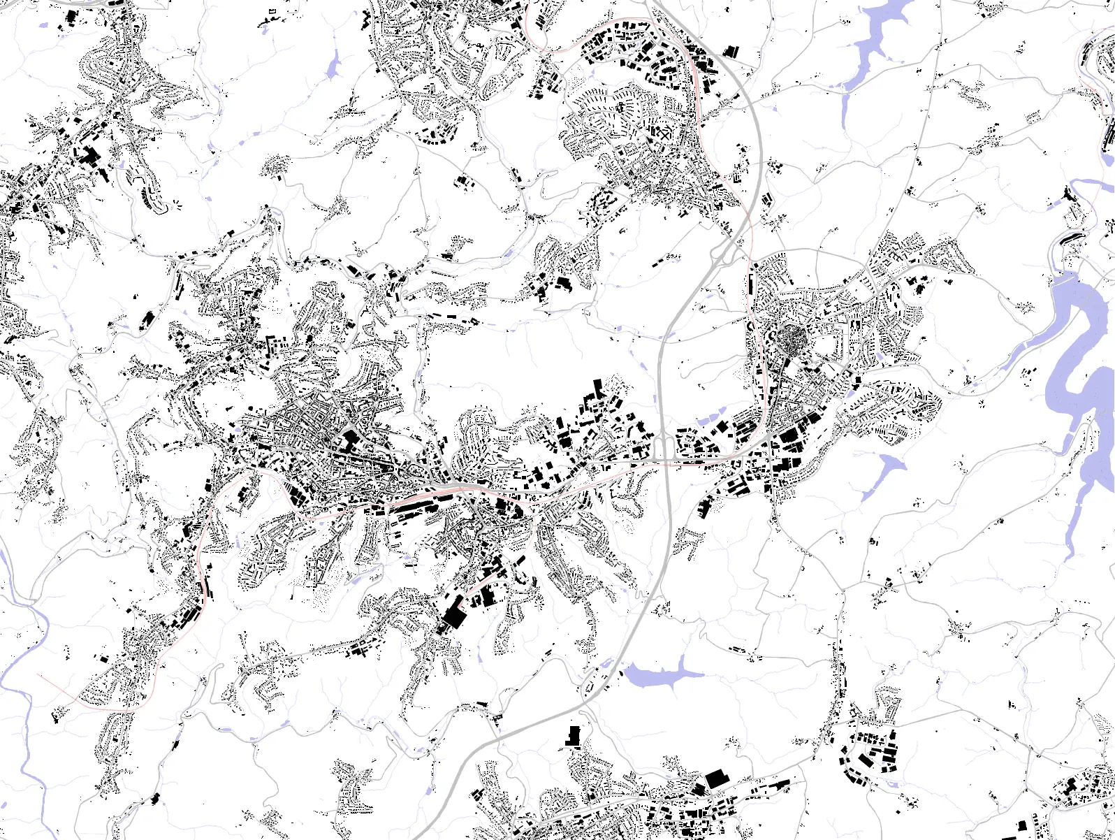 Remscheid figure ground plan