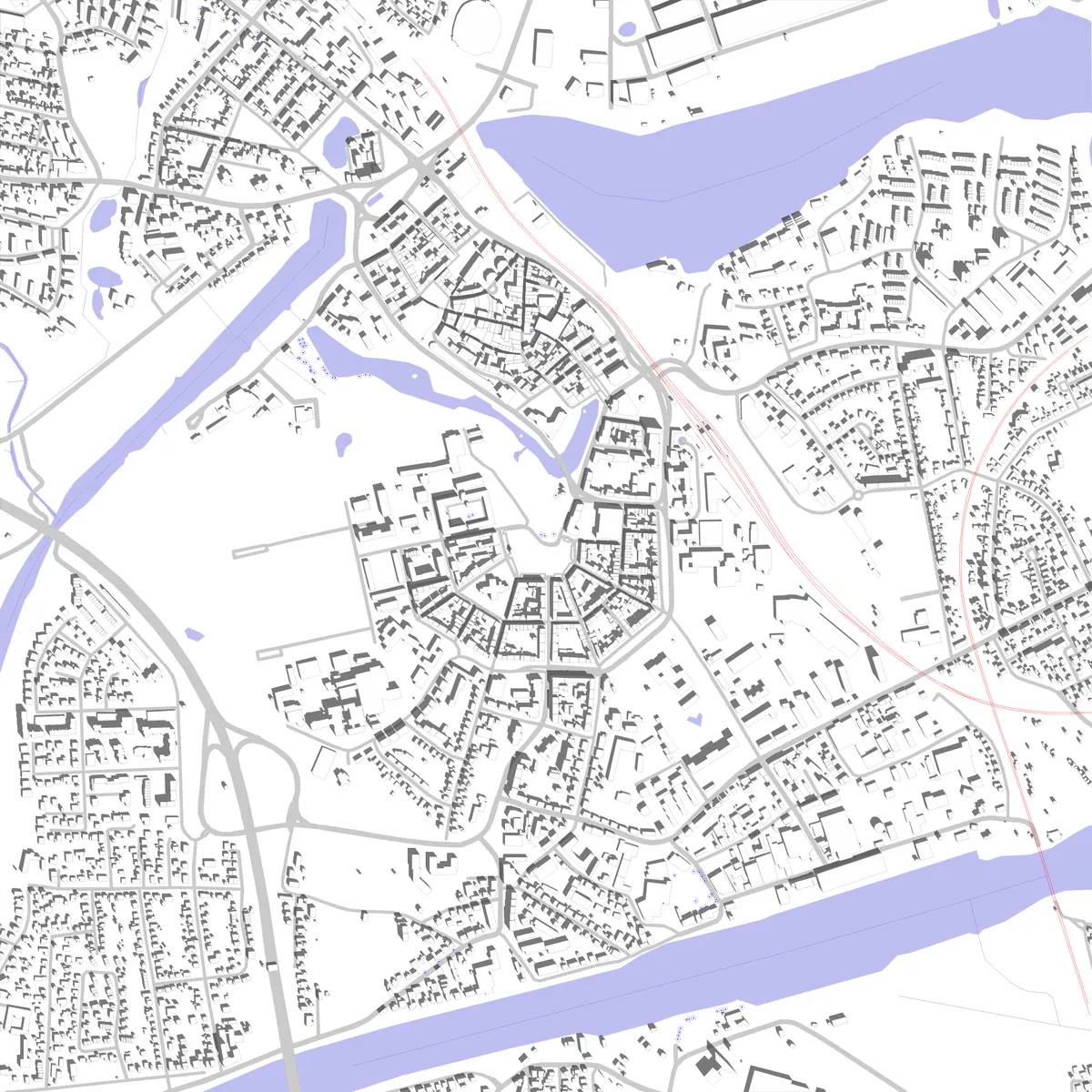 Rendsburg site plan (2.5 km)