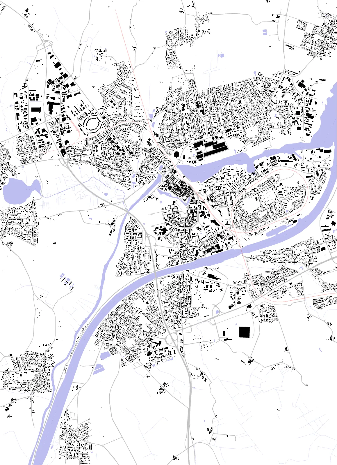 Rendsburg figure ground plan