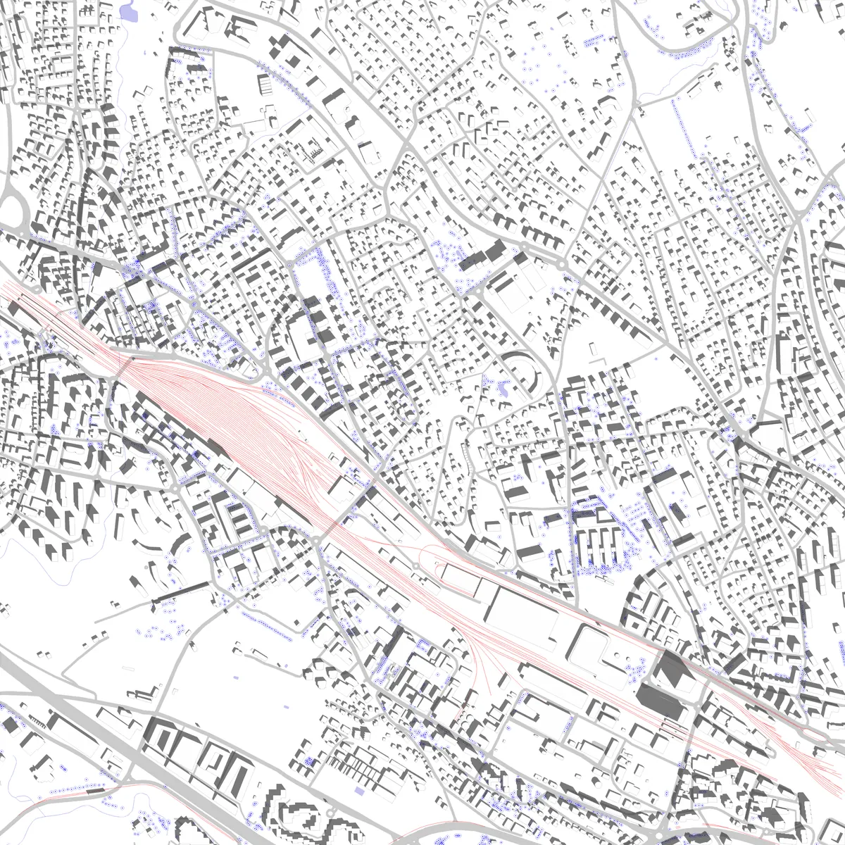 Renens site plan (2.5 km)