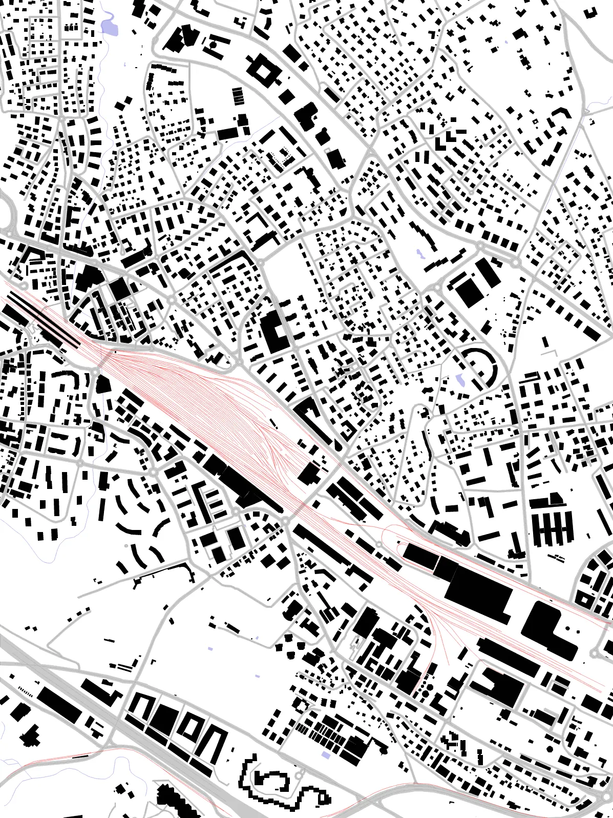 Renens figure ground plan