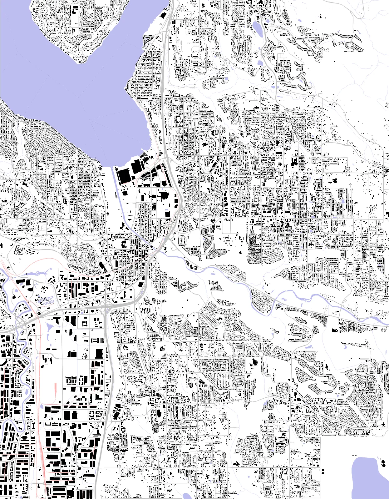 Renton figure ground plan