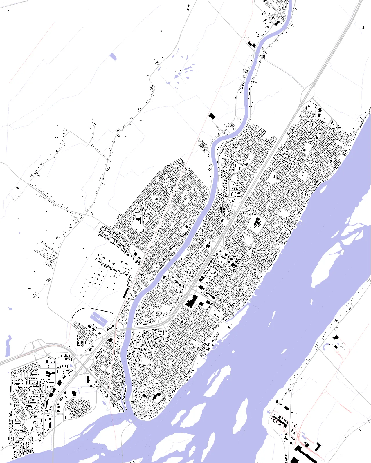 Repentigny figure ground plan