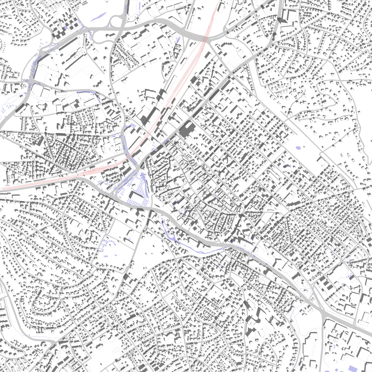 Reutlingen Lageplan (2,5 km)
