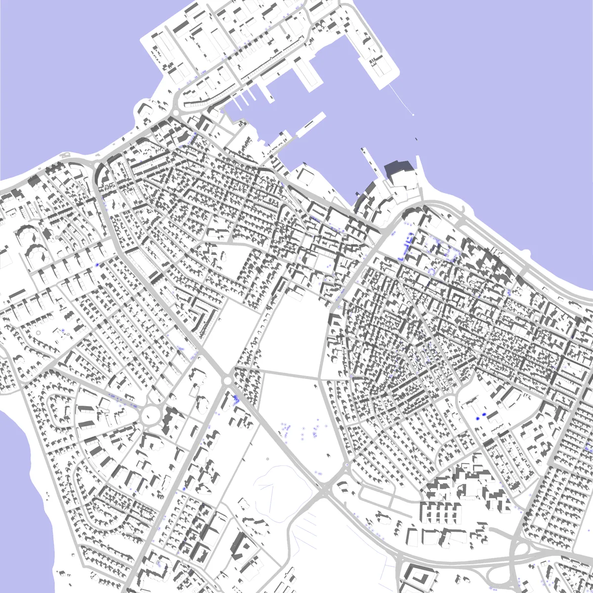 Reykjavík site plan (2.5 km)