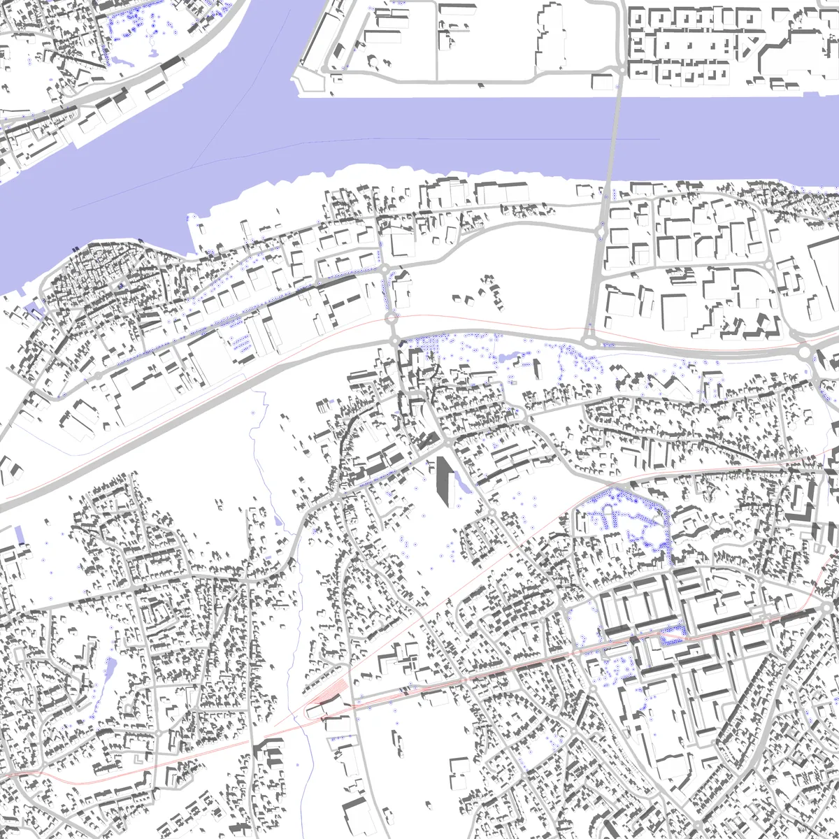 Rezé site plan (2.5 km)