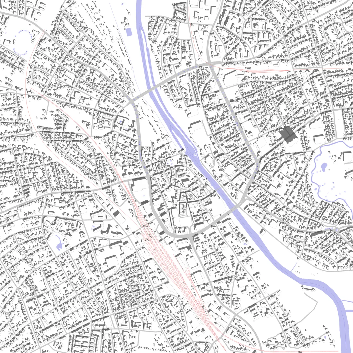 Rheine site plan (2.5 km)