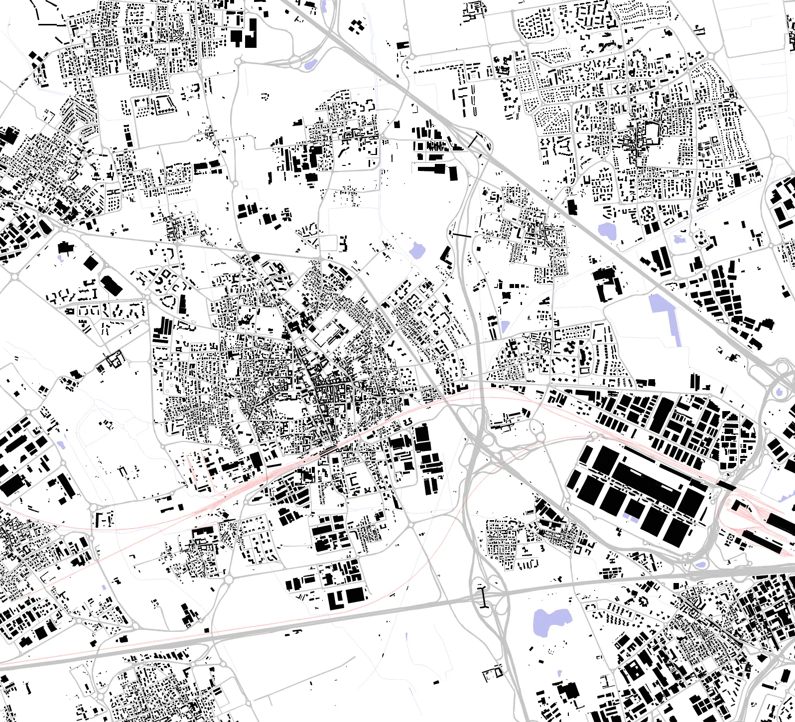Rho planimetria a figura-sfondo