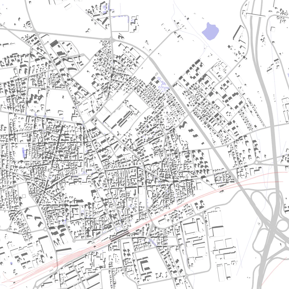 Rho planimetria di sito (2.5 km)
