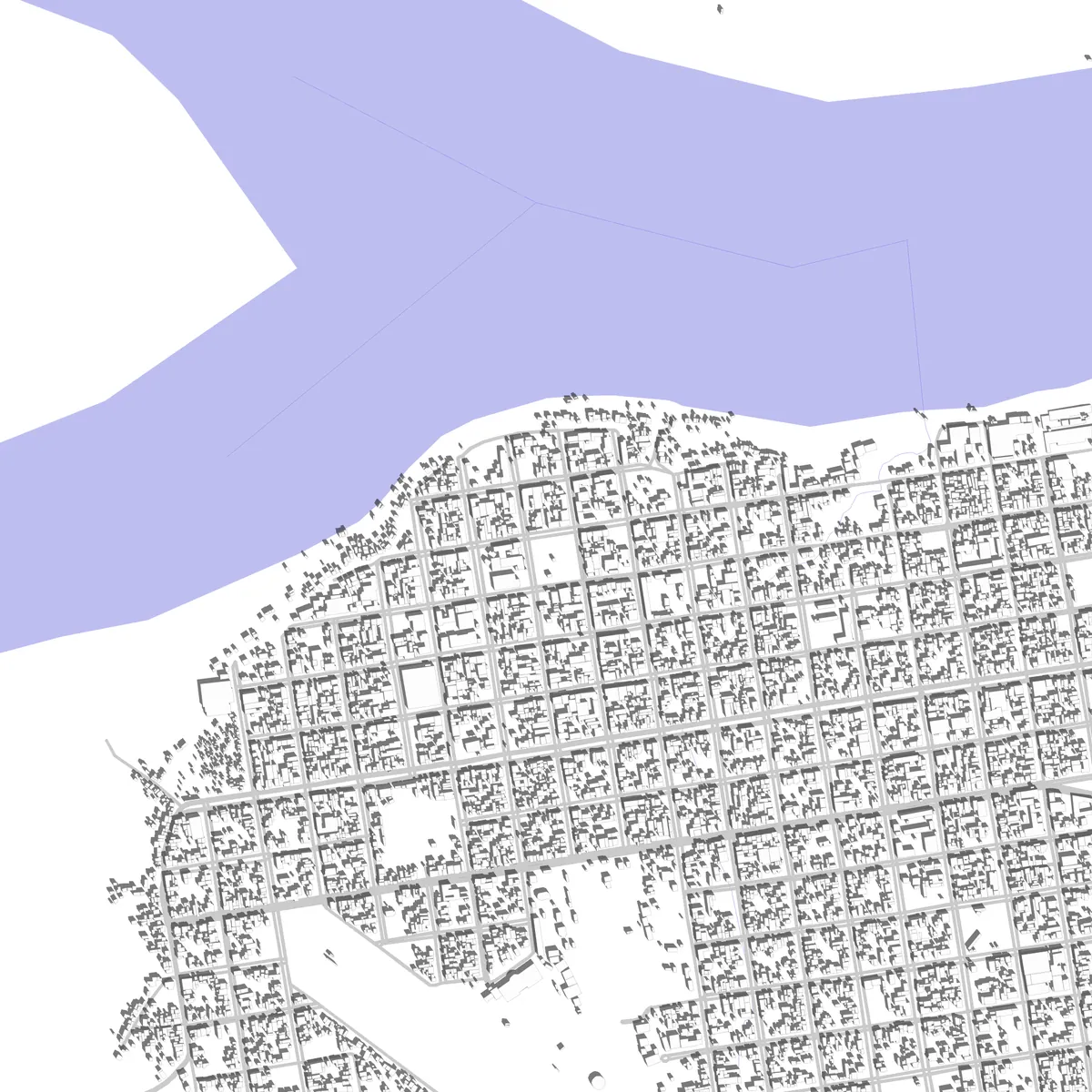 Riberalta site plan (2.5 km)