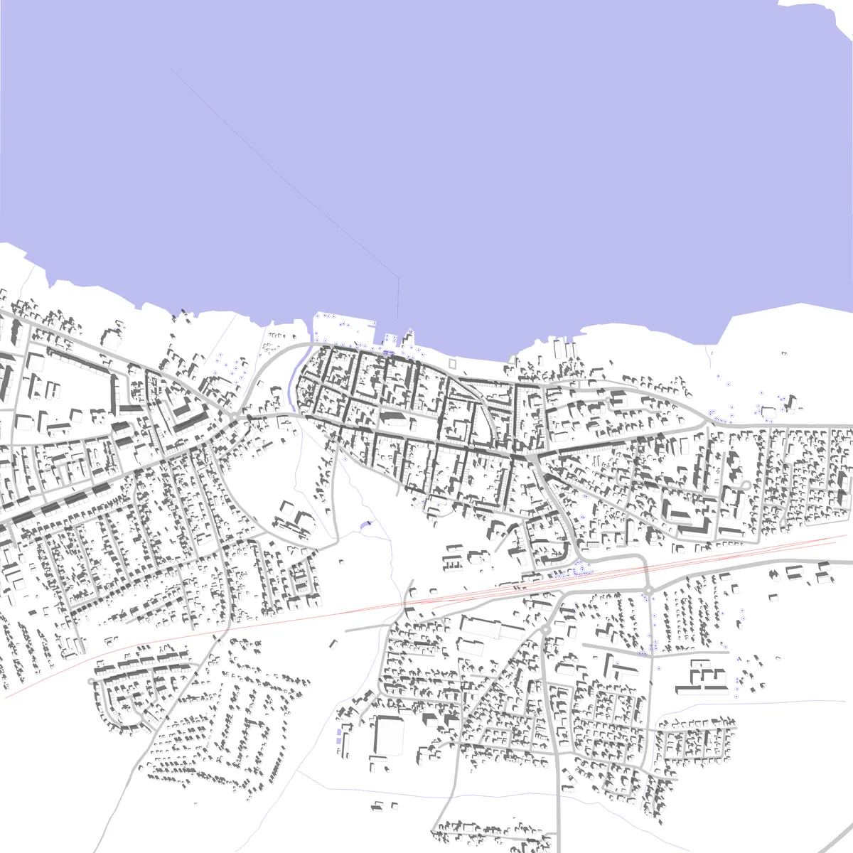 Ribnitz-Damgarten site plan (2.5 km)