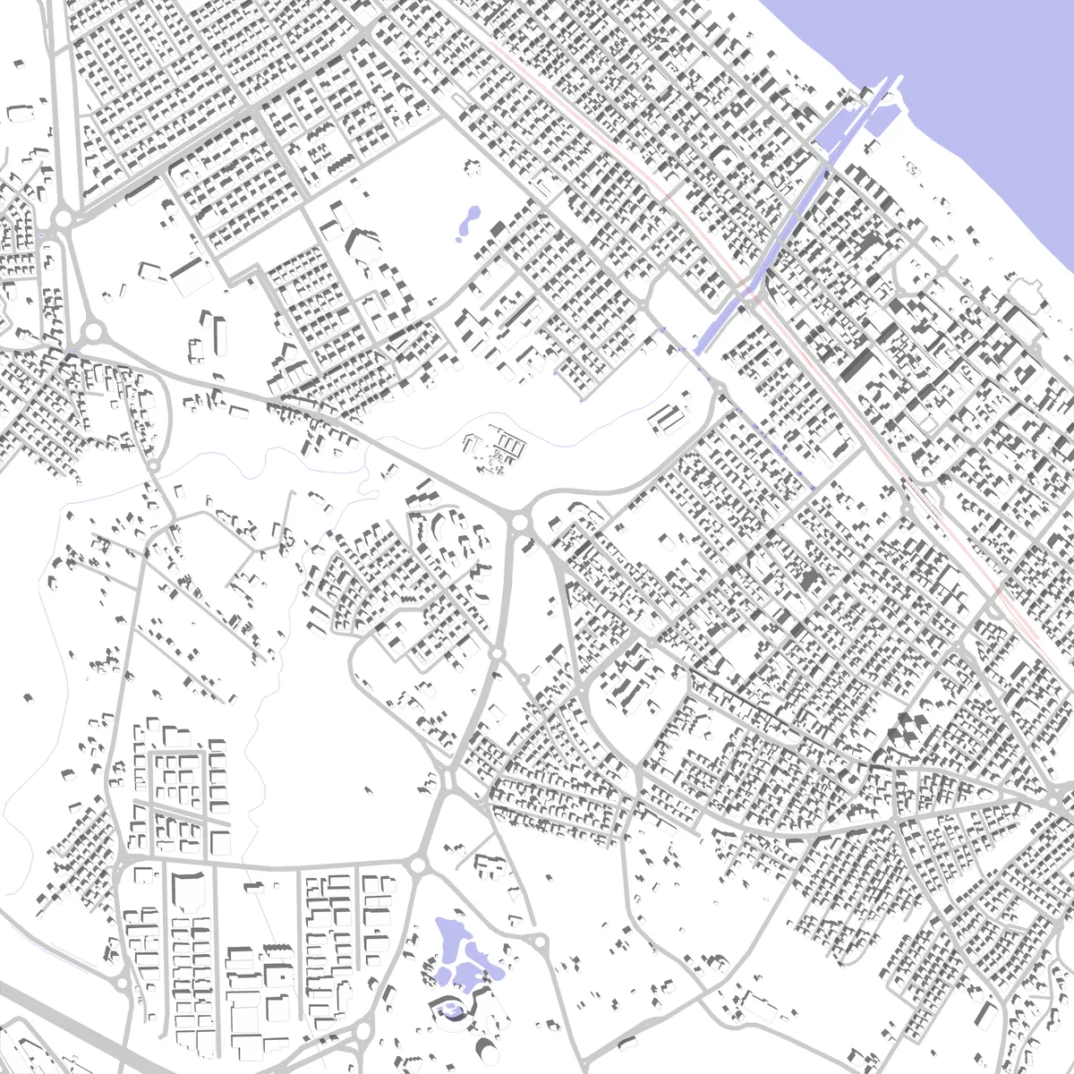 Riccione planimetria di sito (2.5 km)