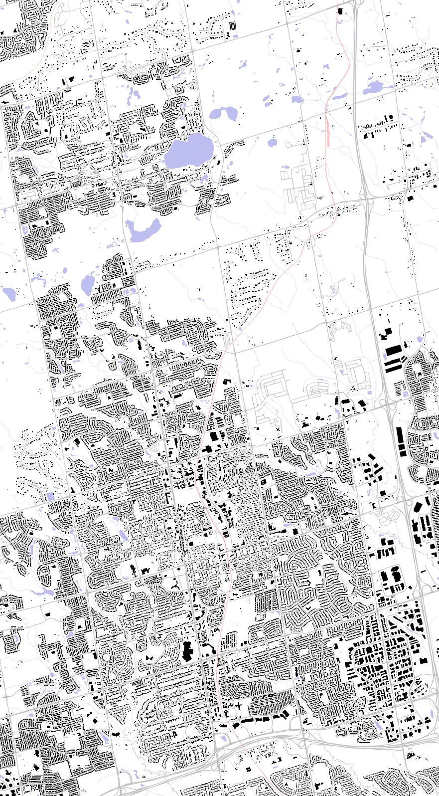Richmond Hill figure ground plan