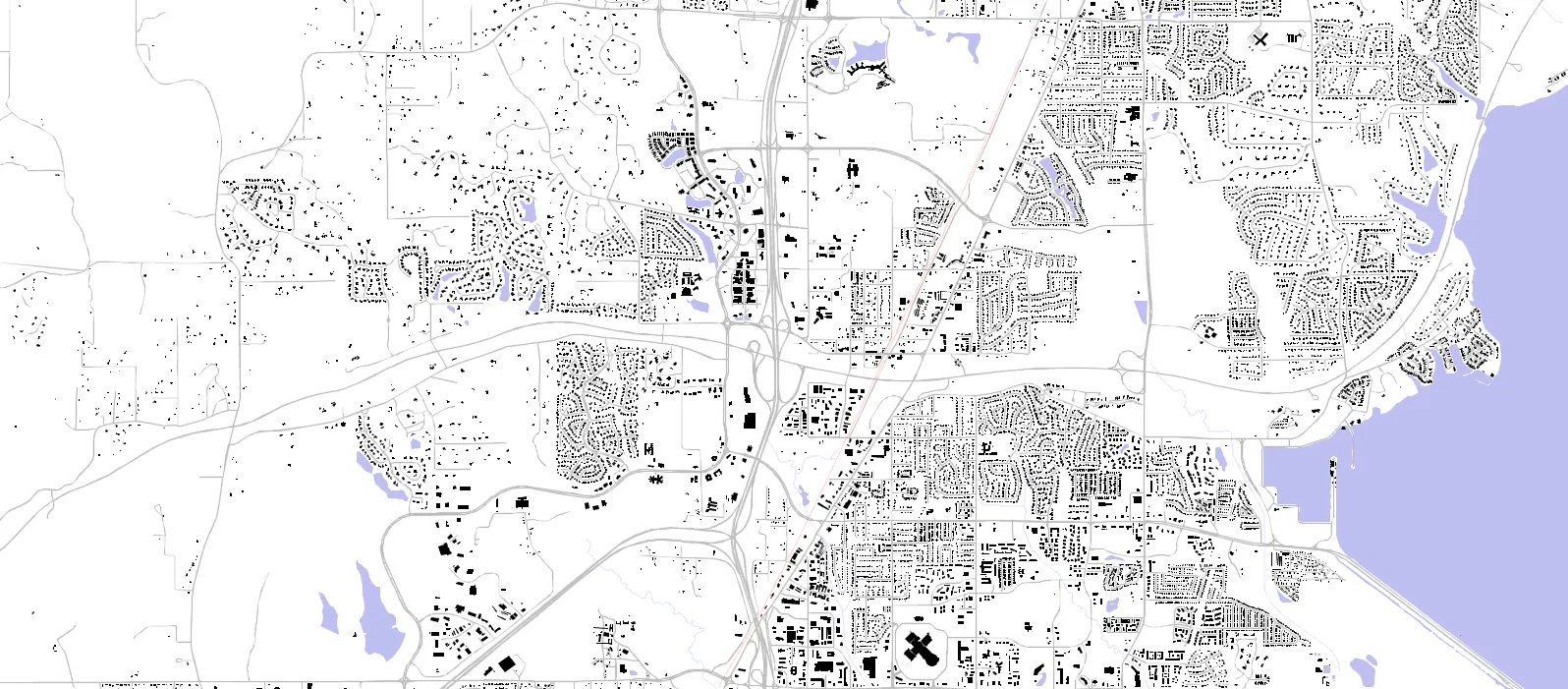 Ridgeland figure ground plan