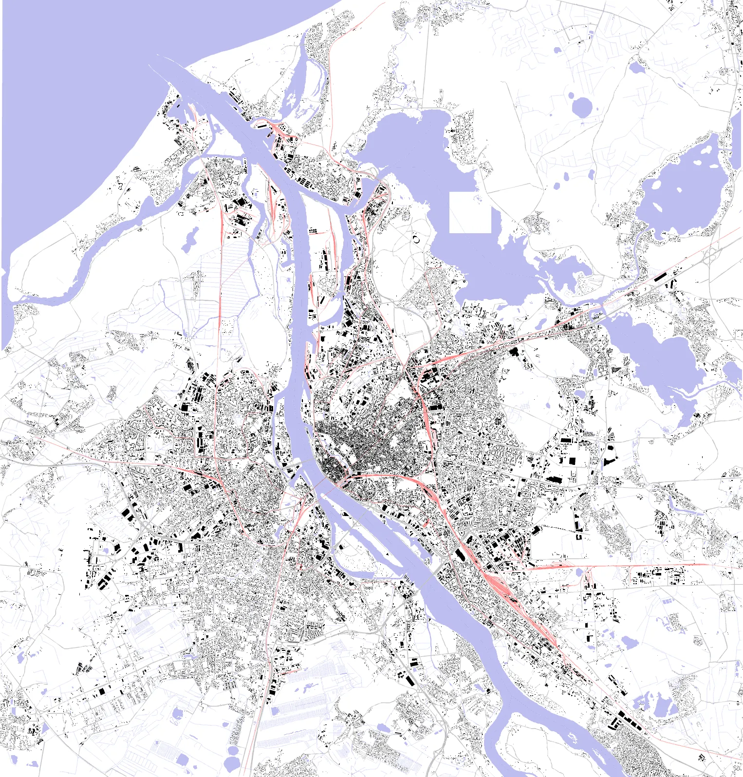Riga figure ground plan