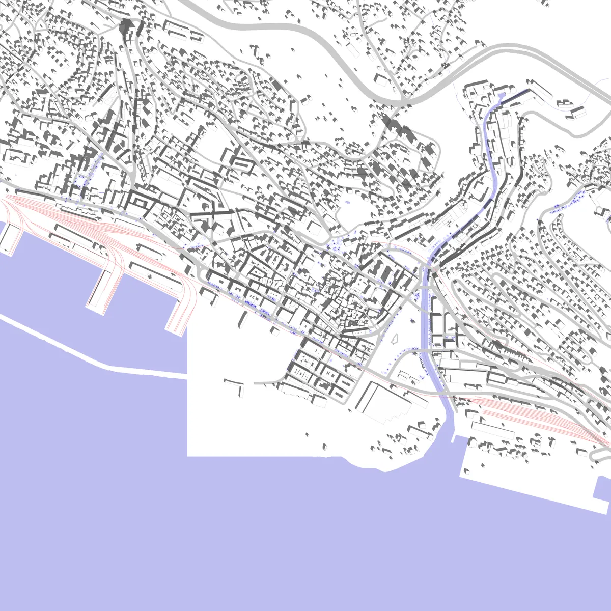 Rijeka Site Plan | ready-to-draw layered vectors | CAD ATLAS