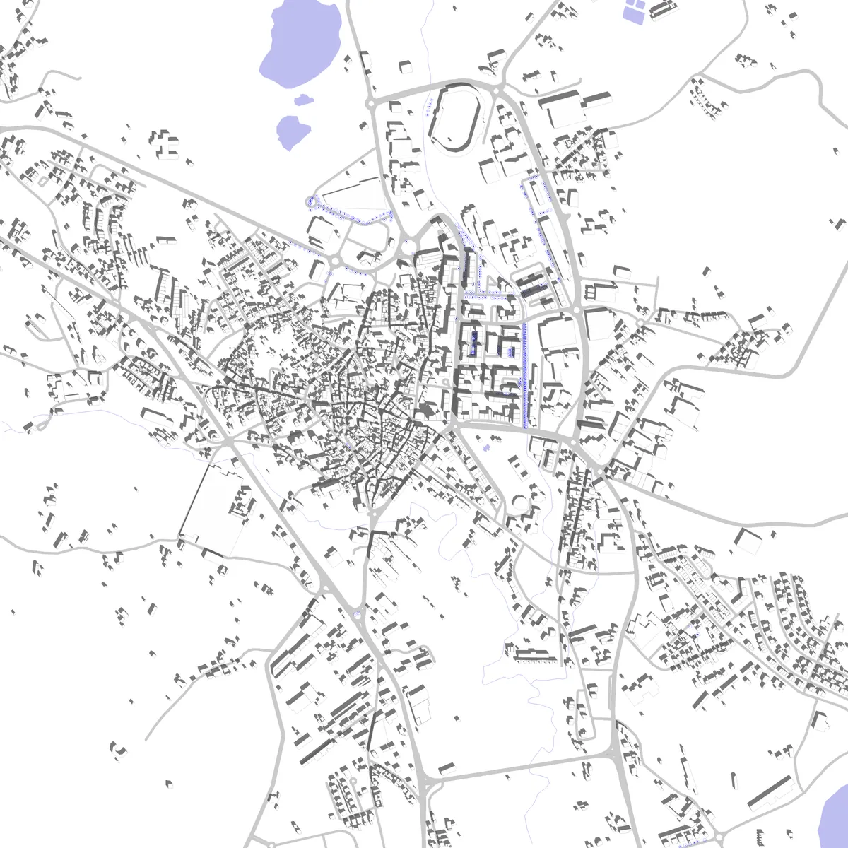 Rio Maior site plan (2.5 km)