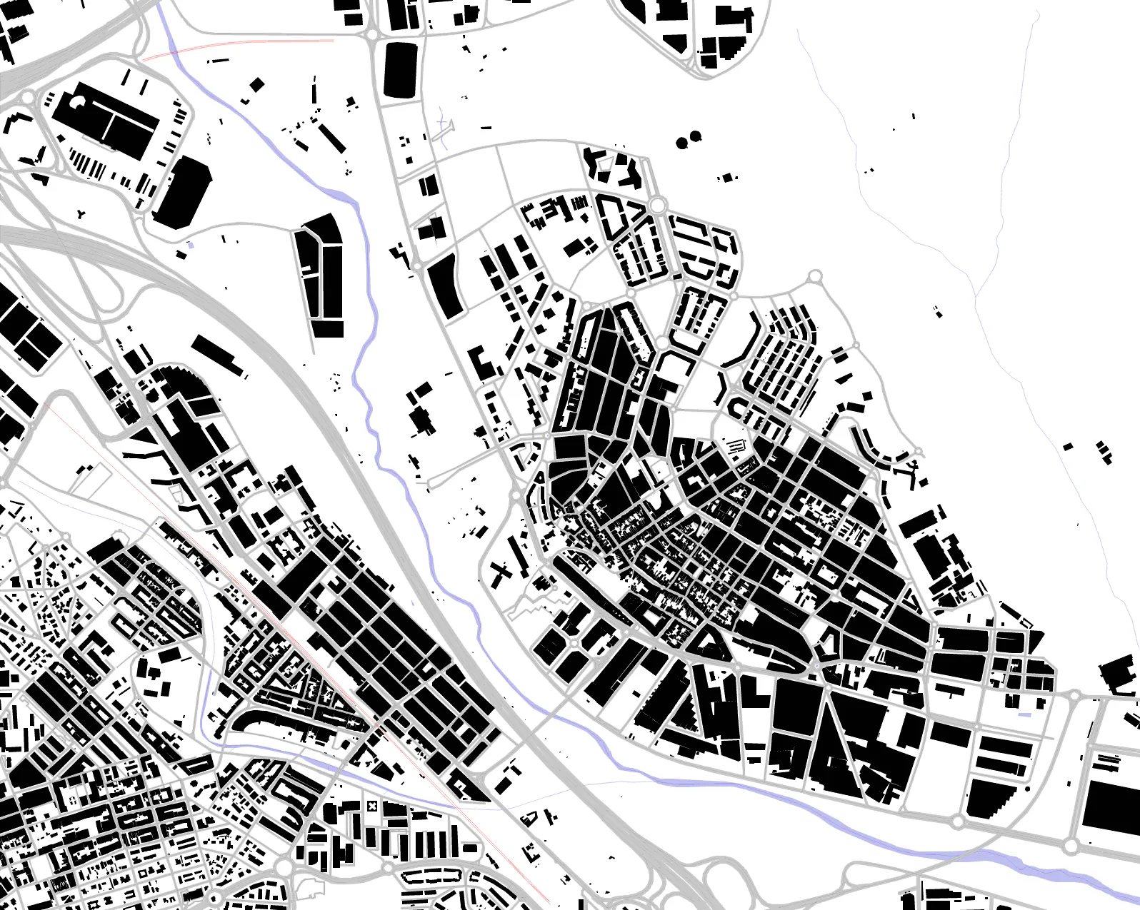 Ripollet figure ground plan