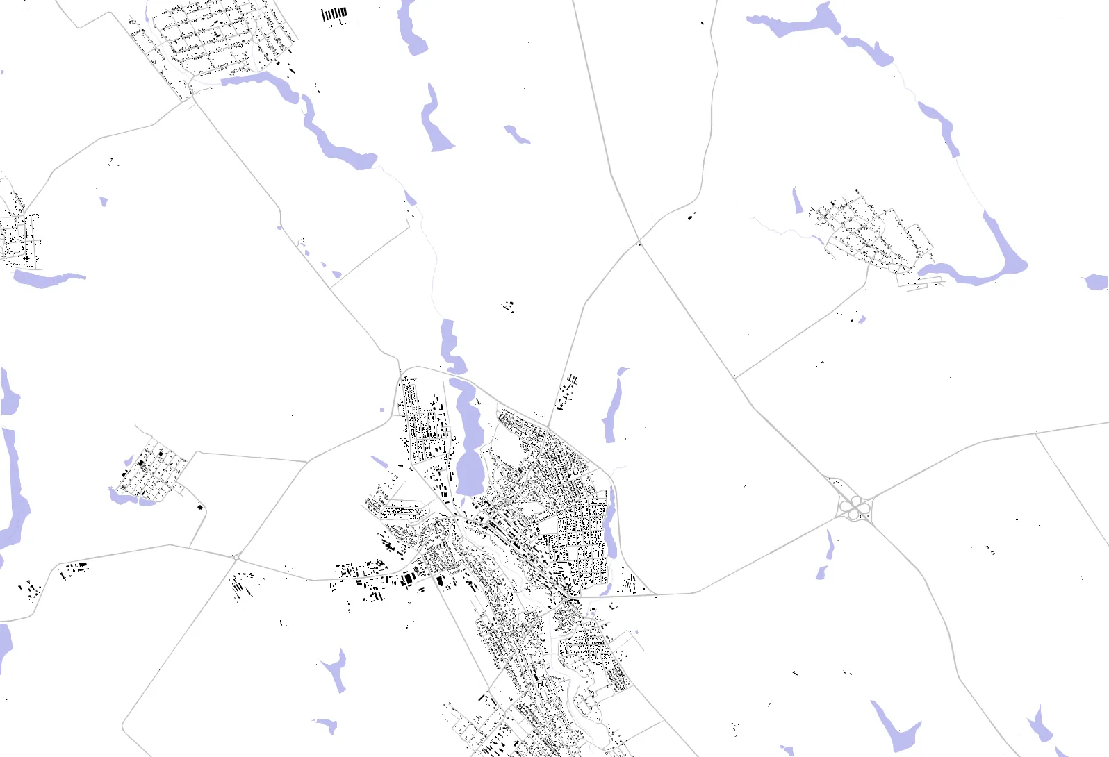 Rîșcani figure ground plan