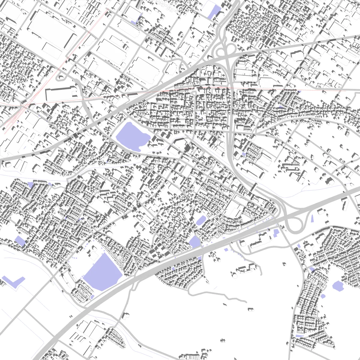 栗東 敷地図 (2.5 km)
