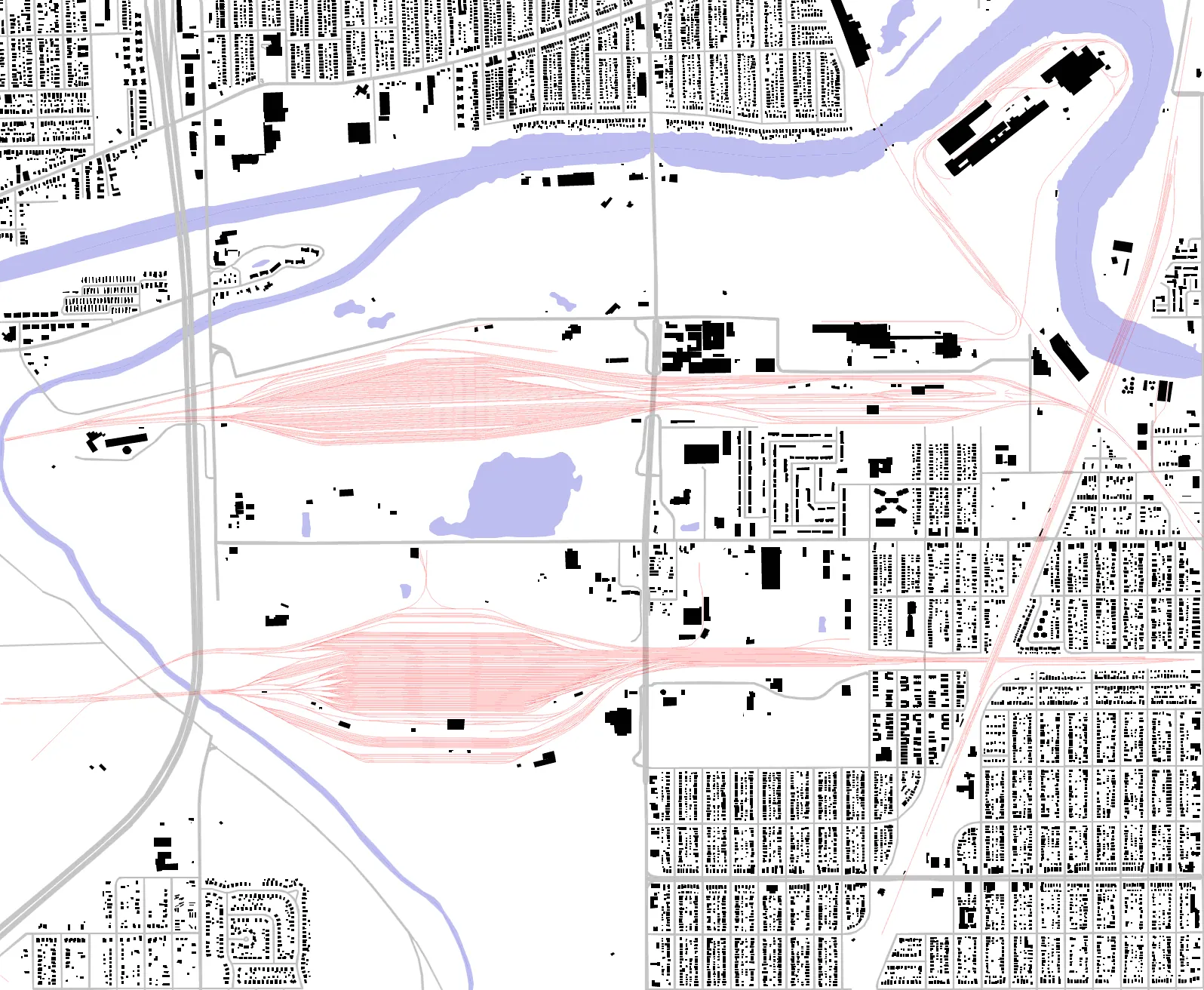 Riverdale figure ground plan
