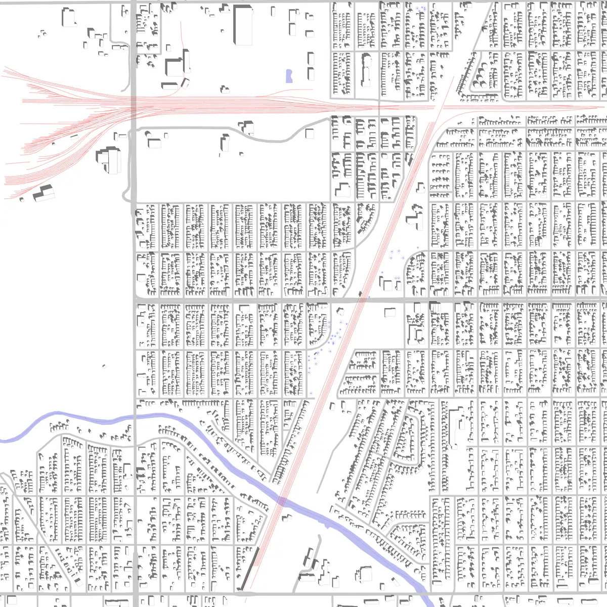 Riverdale site plan (2.5 km)