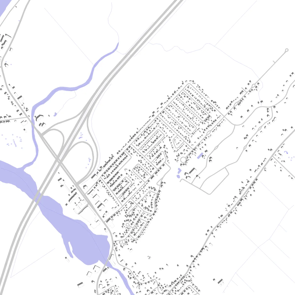Rivière-du-Loup site plan (2.5 km)