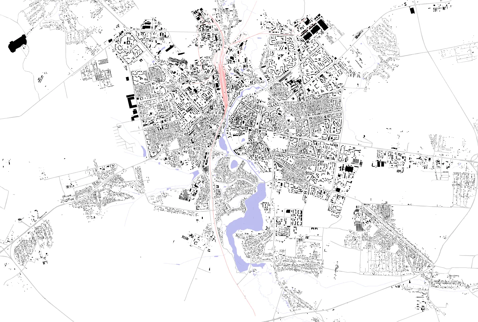 Рівне figure ground plan