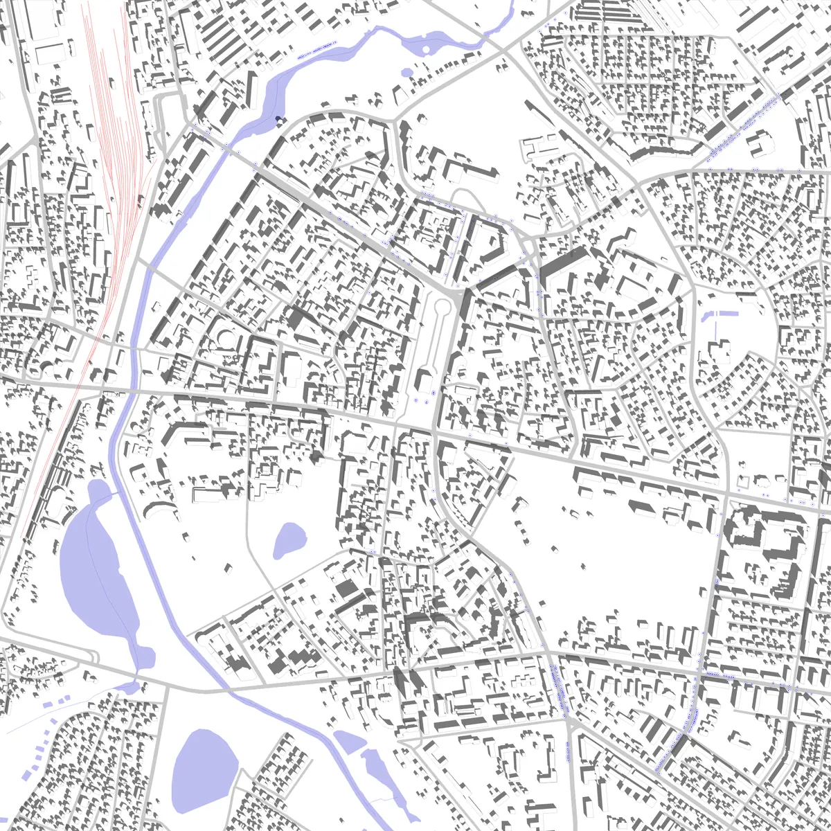 Рівне site plan (2.5 km)