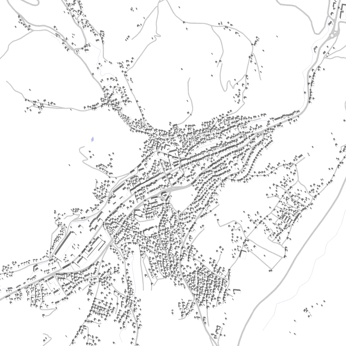 Rožaje site plan (2.5 km)