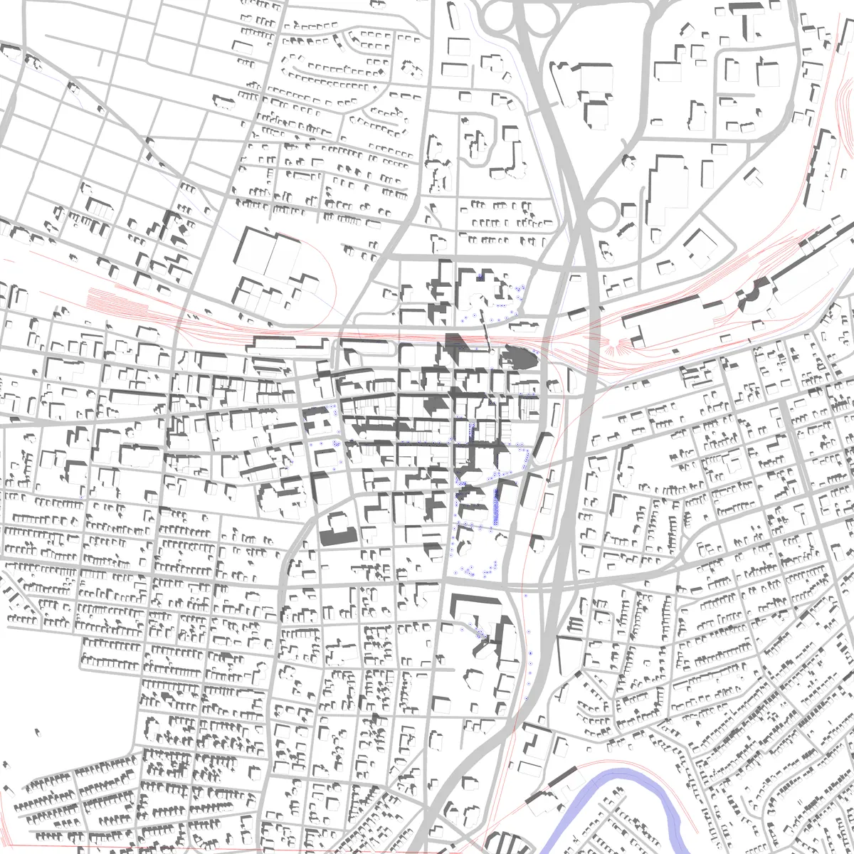 Roanoke site plan (2.5 km)