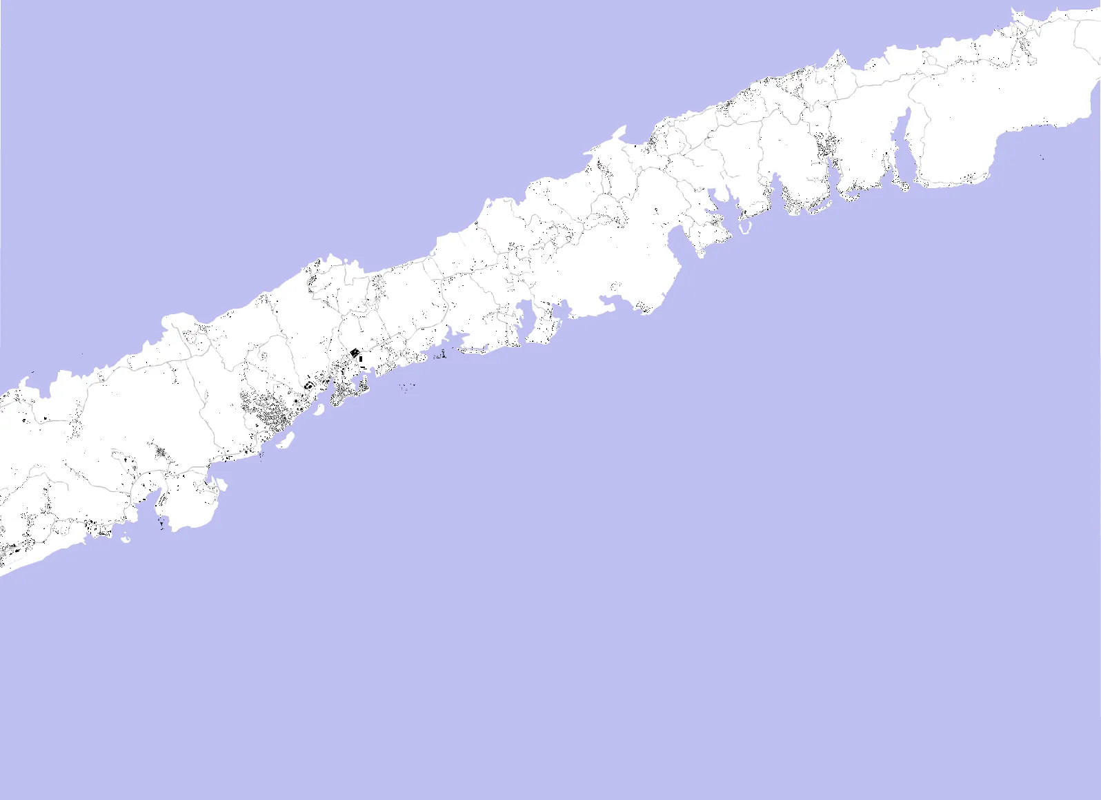 Roatán figure ground plan