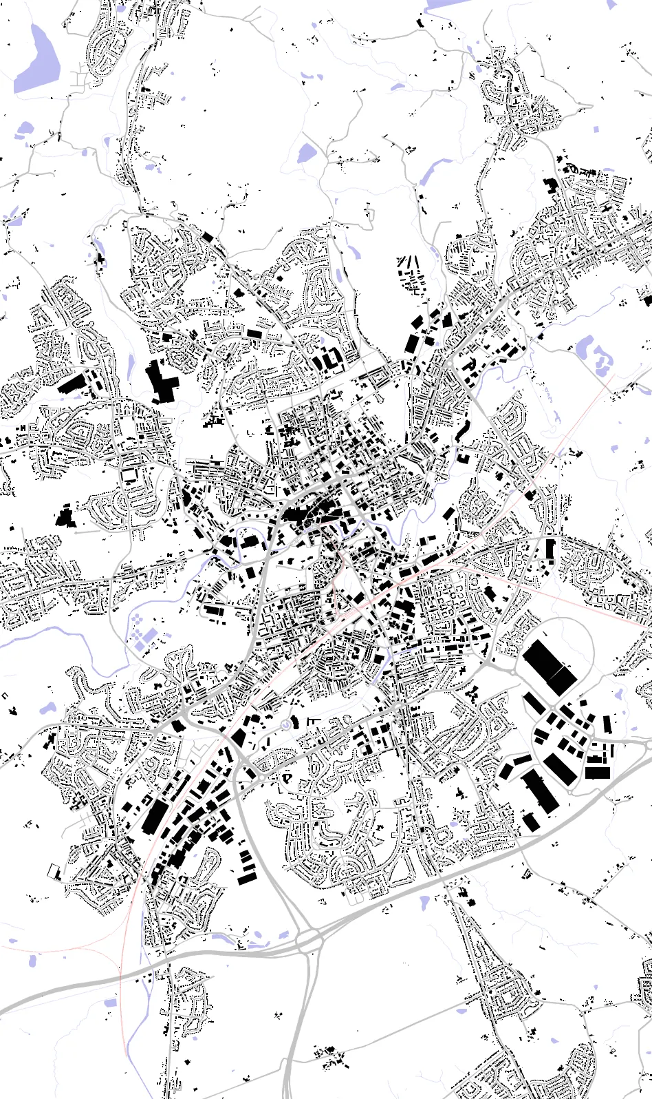 Rochdale figure ground plan