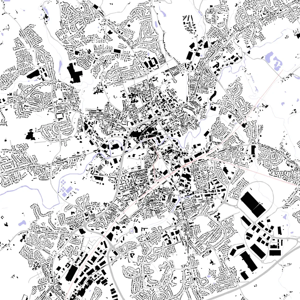 Rochdale Architectural Map | ready-to-draw layered vectors | CAD ATLAS