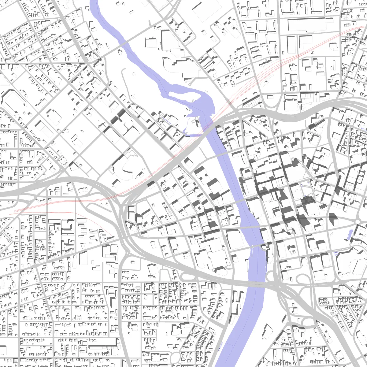 Rochester site plan (2.5 km)