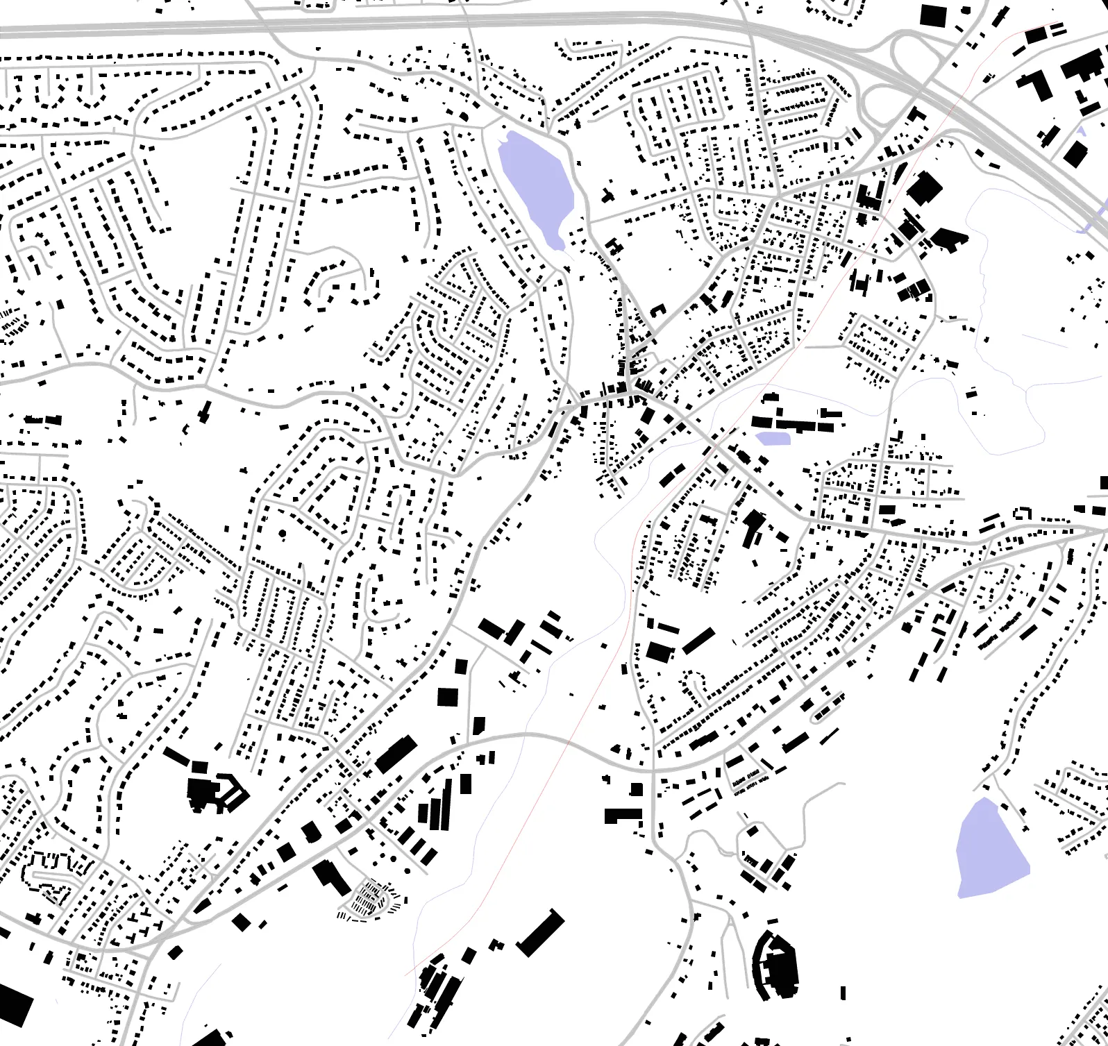 Rockaway figure ground plan