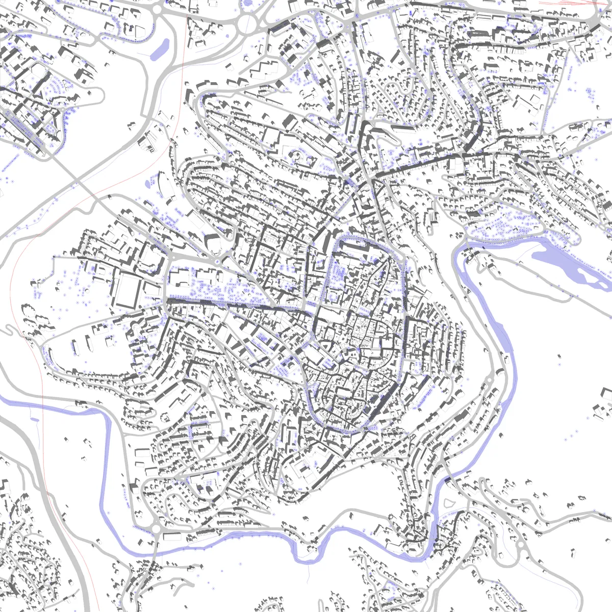 Rodez site plan (2.5 km)